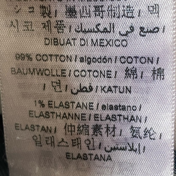 Guess Mom Jeans Medium Blue Wash High Rise Stretch Size 25 - Picture 12 of 12